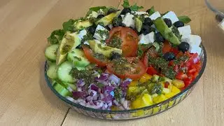 Healthy delicious mix vegetable salad with spices Ginger /Garlic  .