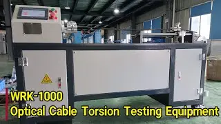 #opticalfibercable #torsion Optical cable torsion testing equipment