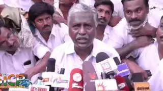 OPS supporters observe fast Dharmapuri Kaveripattinam Poongavanam Munusamy  Interview