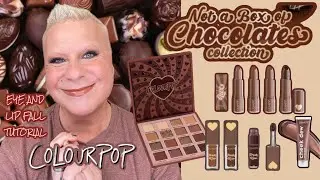 COLOURPOP FALL CHOCOLATE EYE/LIP TUTORIAL/NOT A BOX OF CHOCOLATES COLLECTION #colourpopcosmetics