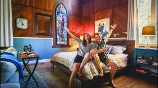 Staying in a CONVERTED CHURCH 💒 Most AMAZING AirBnB Rental 🏠 BIGGEST DONAIR in NOVA SCOTIA, Canada 🥙