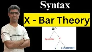 X-Bar Theory Explained in Urdu/Hindi | Government and Binding Theory | Syntax | Linguistics |