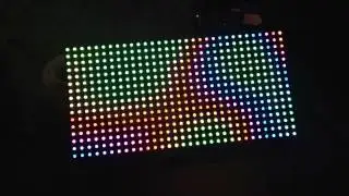 RGB 16x32 LED Matrix - animated plasma