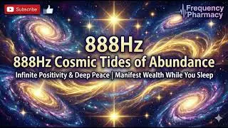 888Hz Cosmic Tides of Abundance 🌌 Infinite Positivity & Deep Peace | Manifest Wealth While You Sleep