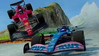 Realistic High-Speed Car Crashes in BeamNG.Drive #2 | TotalCrashNG