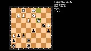 Chess Puzzle #16 : One Forced Checkmate, 10 Solutions