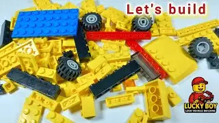 Let's make a Lego vehicle with random bricks | Satisfying DIY video 