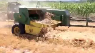 Straw Square Baling