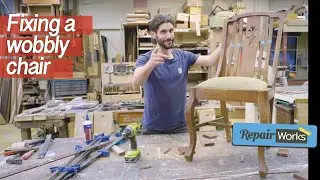Fixing a Wobbly Chair with Luke | Furniture Repair Tips at The Bower Woodworks