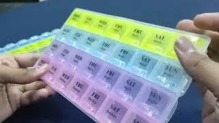 Pill box organizer