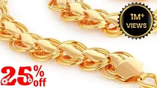 unique men's gold chain collection | how it's made | top choice mens gold chain | men jewellery