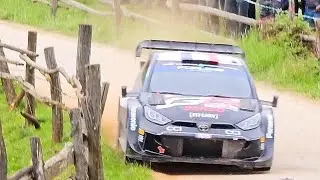 WRC Croatia 2024 Rally Sebastien Ogier BIG SAVE Close Call ALMOST CRASH #wrc #rally #2024 #croatia