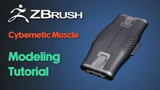 ZBrush SubD Modeling Tutorial | Cybernetic Muscle