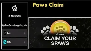 Paws Token Claim | How to Withdraw Paws Airdrop | Claim $PAWS Centralized Exchanges |Paws New Update