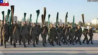 Escalon Carabineros de Chile segunda Practica para la Gran Parada Militar 2025