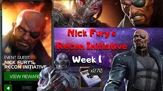 Nick Fury's Recon Initiative! Week 1 Live! - Marvel Contest Of Champions