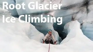 Ice Climbing Root Glacier in Alaska
