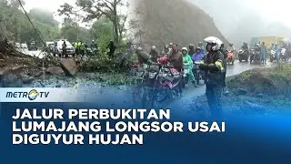 Hujan Deras Picu Longsor Picu Jalur Perbukitan Lumajang