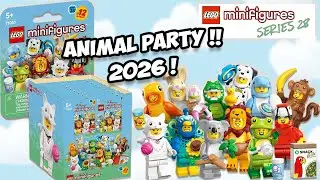 Набор минифигурок LEGO Cutest Animal Series 28 скоро поступит в продажу! (#71051) Новинка 2026 года!