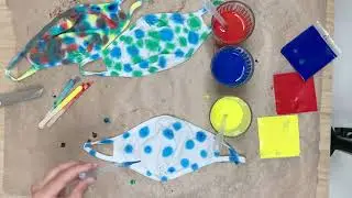 Face Mask Tie Dye Kit: Mixing the Dye