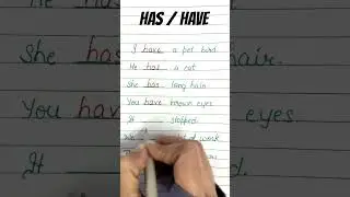 имеет / иметь #английский #советыпоанглийскому #грамматика #советыпограмматике #образование #коро...