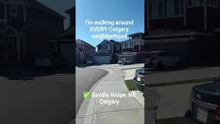 WALKING EVERY CALGARY NEIGHBORHOOD: Saddle Ridge #calgary #calgaryneighborhoods #cnek #yyc