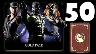 MK Mobile 45+ PACKS Opening - 20 GOLD Packs 25+ Silver Packs - Hunting for Tactical Sonya Blade