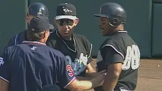 ANA@BAL: Belle disputes that he gets hit by a pitch