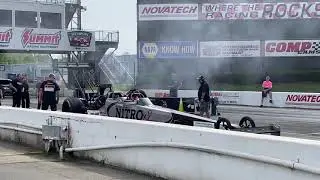 Larry Dixon&rsquo;s TF dragster with 2 seats