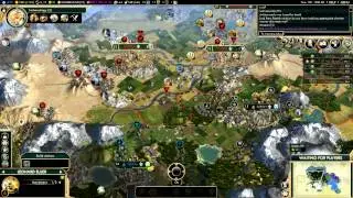 Civilization V - Brave new World - no quitters Multiplayer - game 6-5 (gameplay/commentary)