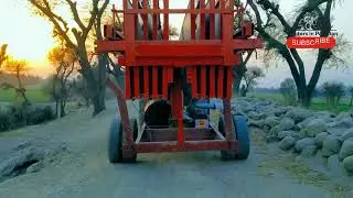 Best portable solar system.  #solarsystem #solar #trolley #tractor #mf385 #perkins