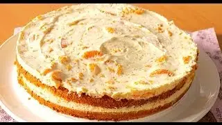 K&auml;se-Sahne-Torte in schnell als Mandarinentorte einfachKochen Rezept