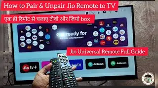 How to Pair & Unpair Jio Remote to TV | Remove Paired Jio Remote | jio Universal Remote Full Guide