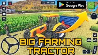 Big Tractor Farming Game.||With Cotton Harvesting With Tractor Machine Android Gameplay.