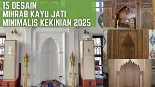 15 Model Mihrab Kayu Jati Cocok untuk Desain Modern Desain Estetik dan Tahan Lama