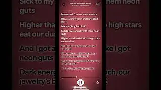 ~ neon guts ~ *and i got a colorful aura* #trend #lipsync #lyrics #trend #fyp #viral #lyrics