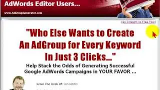 Keyword Insertion Options of AdGroupGenerator