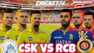 The Ultimate Showdown: CSK vs RCB - Battle for IPL Supremacy | Cricket 2024 Gameplay