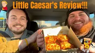 Little Caesar's Crazy Puffs & Pizza Review!!!