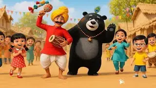 Kalu Madari Aaya | Famous Hindi Rhyme | कालू मदारी आया | 3D Kids Song