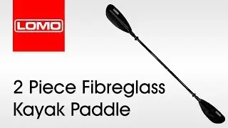 Lomo Kayak Paddle - 2 Piece - Black