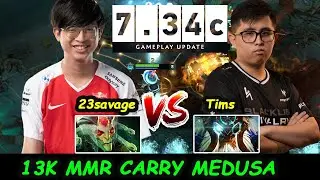 Talon.23savage [Medusa] Practice Hard For DreamLeague SS 21 vs Tims Earthshaker Dota 2 pro Gameplay