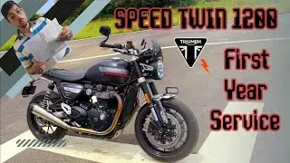 Is Owning a Speed Twin EXPENSIVE❓| Service cost 🧐 #triumph #speed
