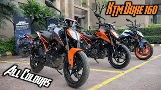 New KTM Duke 160 All Colors Detailed Review || New Duke 160 Seat Height & Features