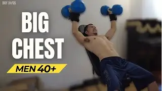 Chest & Triceps Dumbbell Workout at Home for Men Over 40 (No Gym)