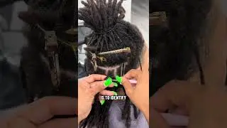 Comb Coils Magic 💈✨ #combcoils #menwithlocs #naturalhair