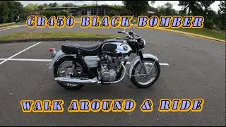 CB450 Black Bomber: прогулка и поездка.