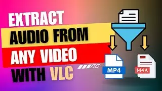 How To Extract Audio From Any Video With VLC #tutorial