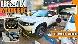 BREZZA MODIFIED LXI TO ZXI ✅ BREZZA BASE TO TOP✅ CRUISE CONTROL FREE✅ LUXURY INTERIOR ✅#automobile