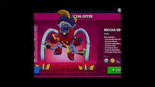 I bought the Mecha Edgar Skin🤯#bravlstars #brawlentines